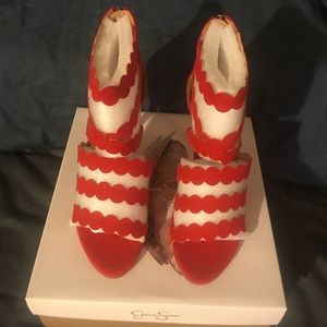 Brand New Red Jessica Simpson Heels!!